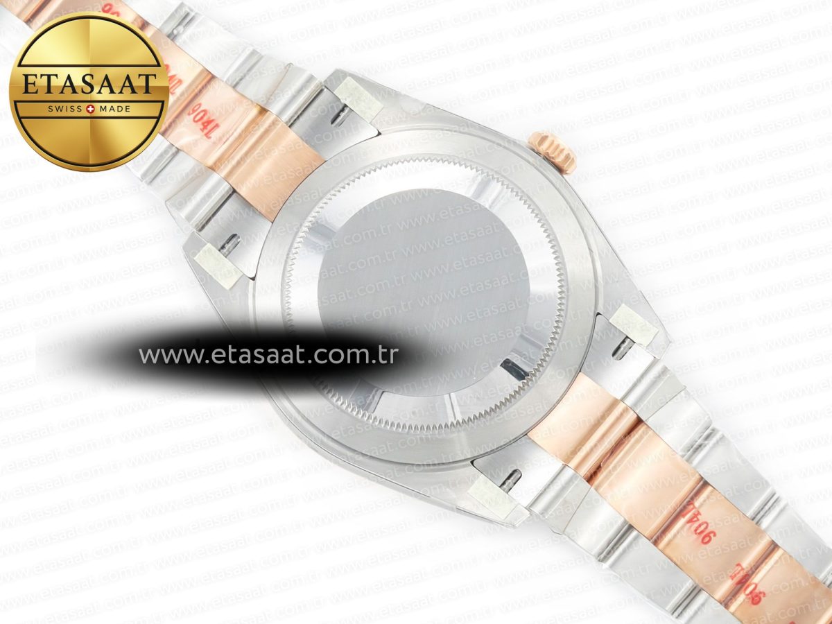 Rolex Datejust 126331 41mm 904L SS/RG Clean 1:1 Best Edition MOP Diamond Dial on Oyster Bracelet VR3235 - Görsel 17
