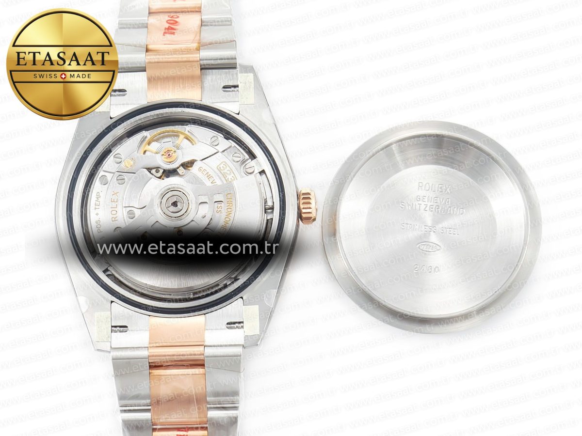 Rolex Datejust 126331 41mm 904L SS/RG Clean 1:1 Best Edition MOP Diamond Dial on Oyster Bracelet VR3235 - Görsel 18