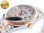 Rolex Datejust 126331 41mm 904L SS/RG Clean 1:1 Best Edition MOP Diamond Dial on Oyster Bracelet VR3235 - Görsel 6
