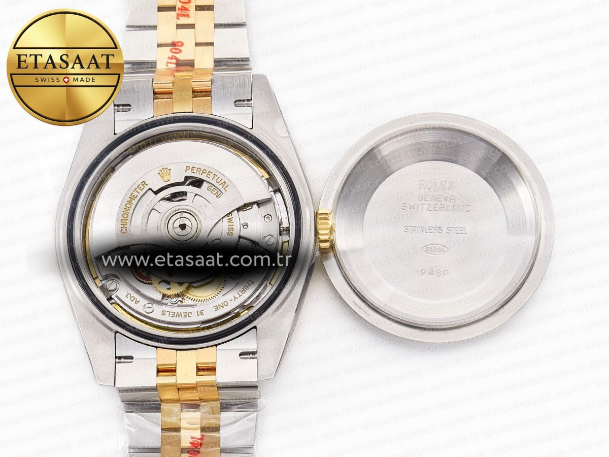 Rolex Datejust 126331 41mm 904L SS/YG Clean 1:1 Best Edition MOP Diamond Dial on Jubilee Bracelet VR3235 - Görsel 18