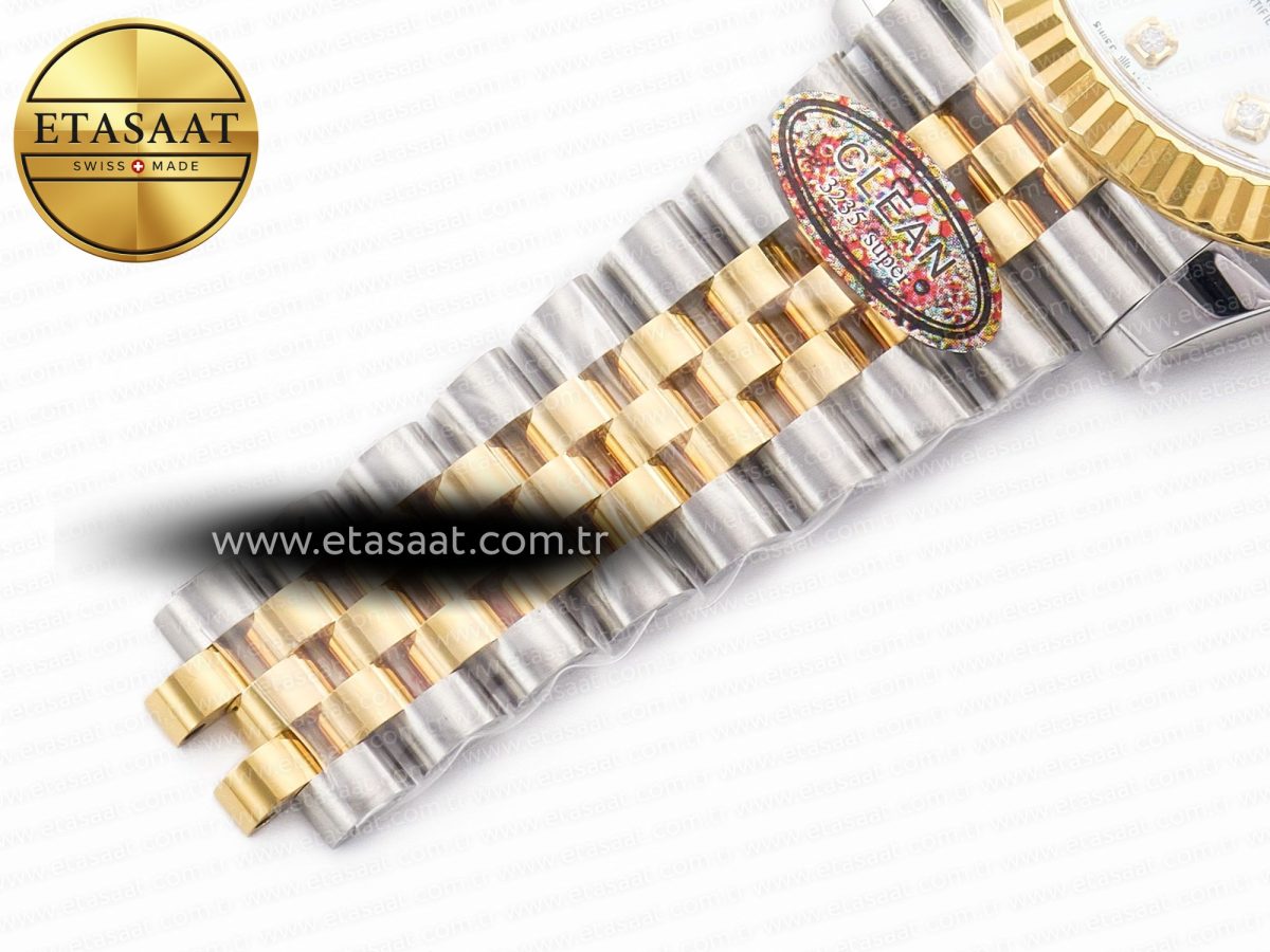 Rolex Datejust 126331 41mm 904L SS/YG Clean 1:1 Best Edition MOP Diamond Dial on Jubilee Bracelet VR3235 - Görsel 26