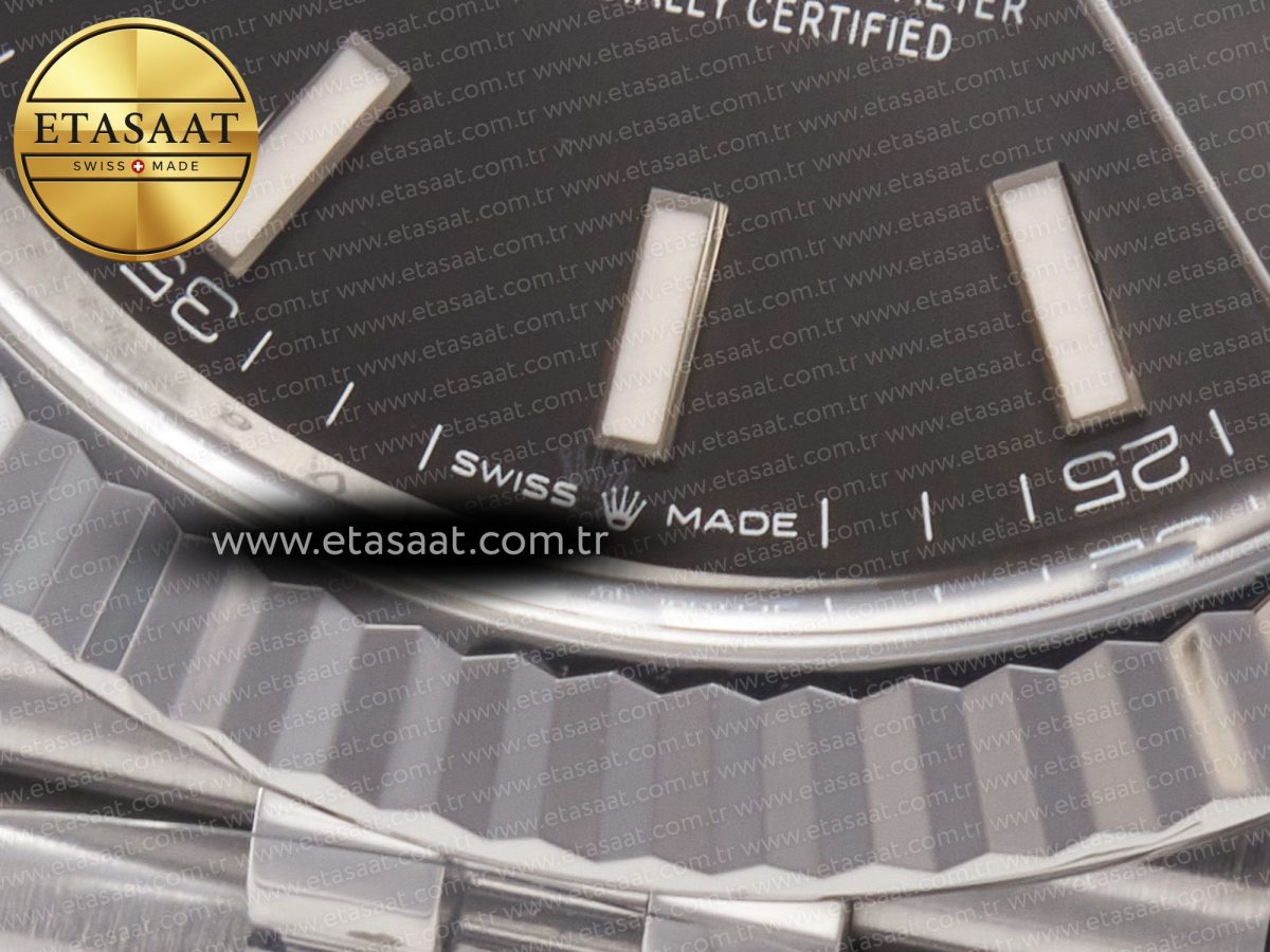 Rolex DateJust 126334 904L SS Clean Best Edition Gray Rhodium Dial on Jubilee Bracelet S3235 - Görsel 12