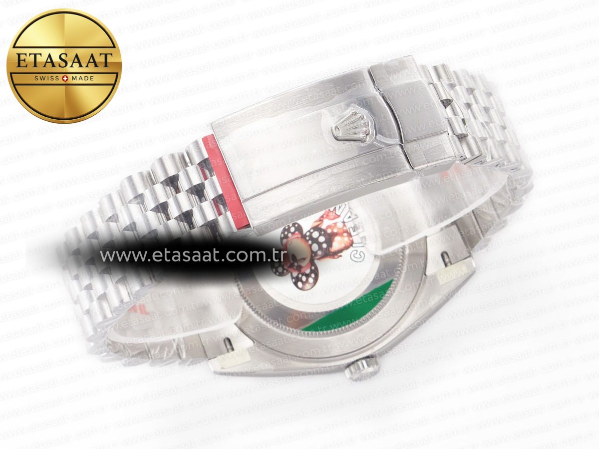Rolex DateJust 126334 904L SS Clean Best Edition Gray Rhodium Dial on Jubilee Bracelet S3235 - Görsel 15