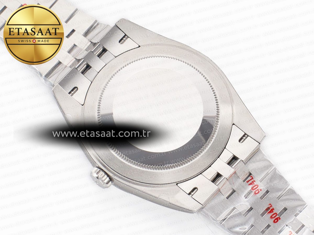 Rolex DateJust 126334 904L SS Clean Best Edition Gray Rhodium Dial on Jubilee Bracelet S3235 - Görsel 16