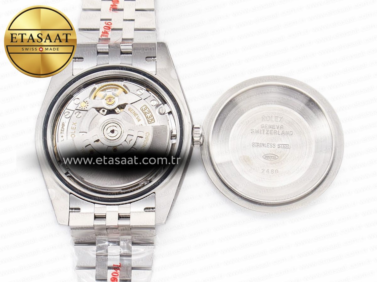 Rolex DateJust 126334 904L SS Clean Best Edition Gray Rhodium Dial on Jubilee Bracelet S3235 - Görsel 17