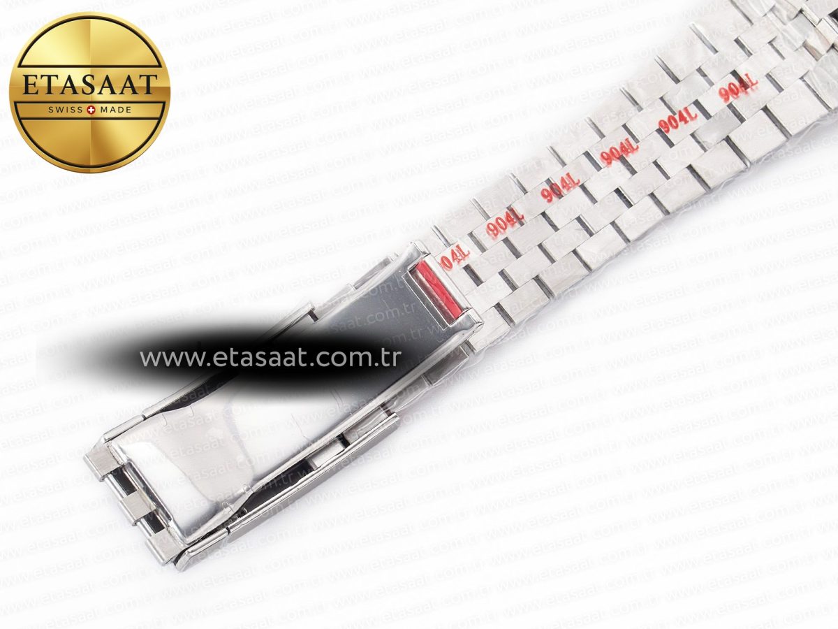 Rolex DateJust 126334 904L SS Clean Best Edition Gray Rhodium Dial on Jubilee Bracelet S3235 - Görsel 27