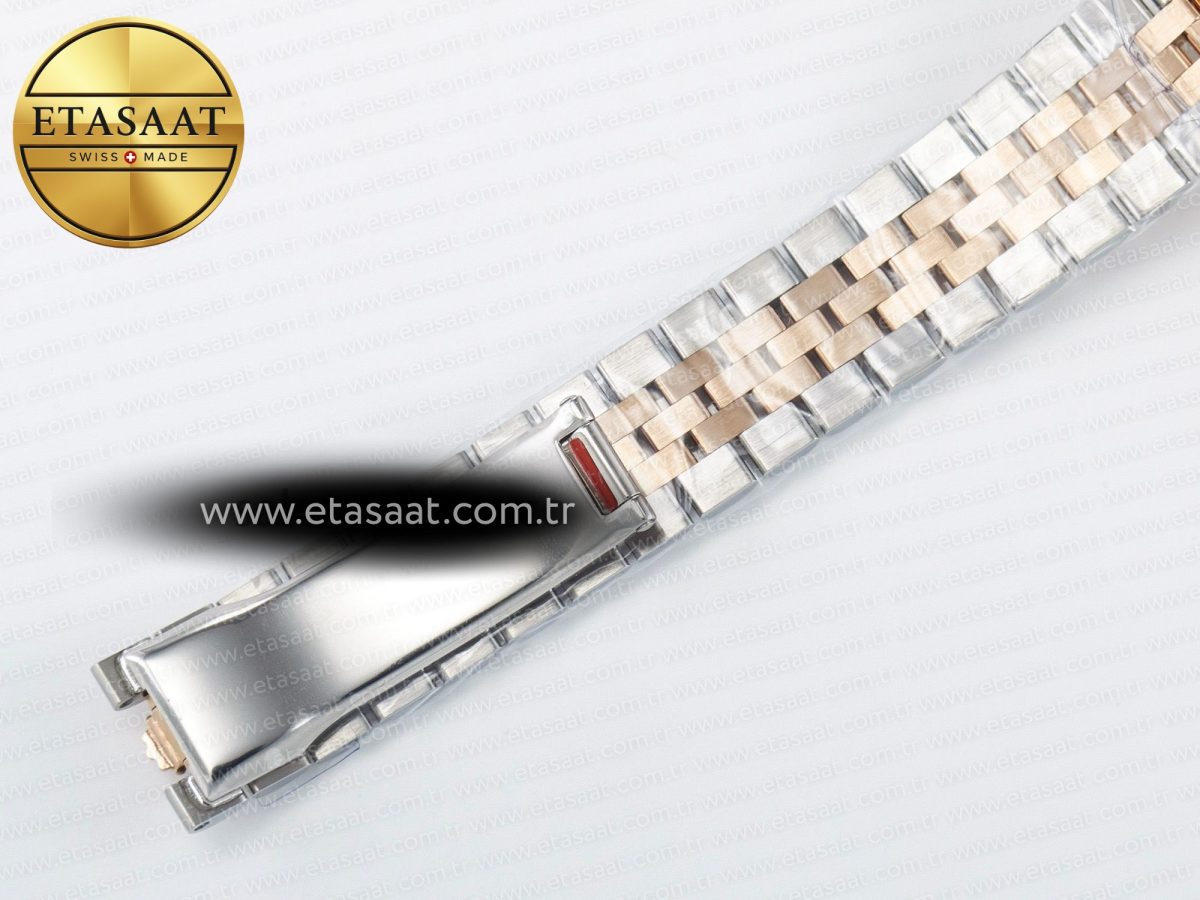 Rolex DateJust 31 278271 ARF 1:1 Best Edition 904L Steel Brown Diamonds Dial on SS/RG Jubilee Bracelet ETA 2688 - Görsel 26