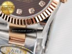 Rolex DateJust 31 278271 ARF 1:1 Best Edition 904L Steel Brown Diamonds Dial on SS/RG Oyster Bracelet ETA 2688 - Görsel 13