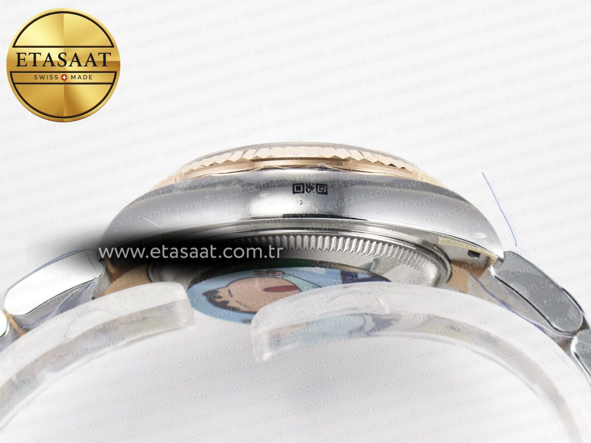 Rolex DateJust 31 278271 ARF 1:1 Best Edition 904L Steel Brown Diamonds Dial on SS/RG Oyster Bracelet ETA 2688 - Görsel 14