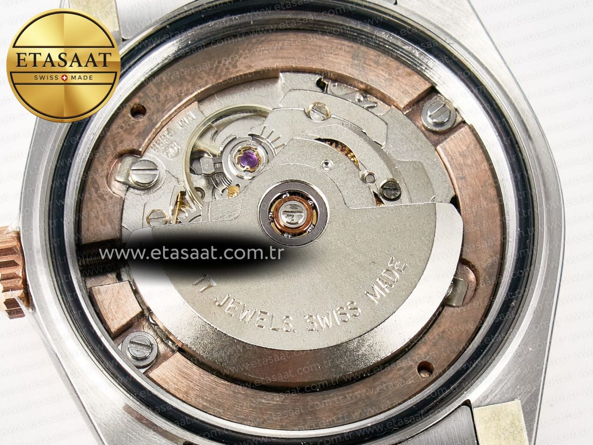 Rolex DateJust 31 278271 ARF 1:1 Best Edition 904L Steel Brown Diamonds Dial on SS/RG Oyster Bracelet ETA 2688 - Görsel 20