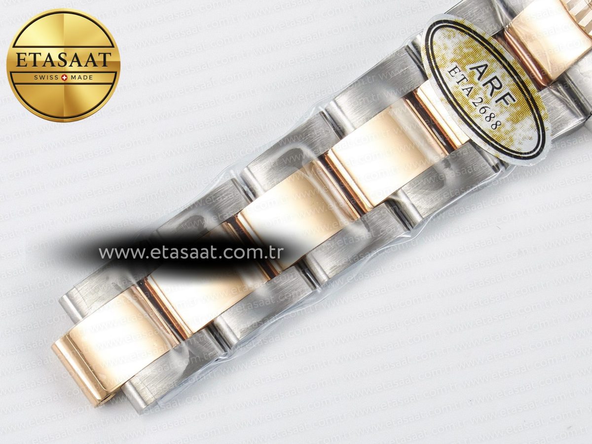 Rolex DateJust 31 278271 ARF 1:1 Best Edition 904L Steel Brown Diamonds Dial on SS/RG Oyster Bracelet ETA 2688 - Görsel 24