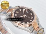 Rolex DateJust 31 278271 ARF 1:1 Best Edition 904L Steel Brown Diamonds Dial on SS/RG Oyster Bracelet ETA 2688 - Görsel 7