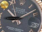 Rolex DateJust 31 278271 ARF 1:1 Best Edition 904L Steel Gray Roman Diamonds Dial on SS/RG Jubilee Bracelet ETA 2688 - Görsel 10