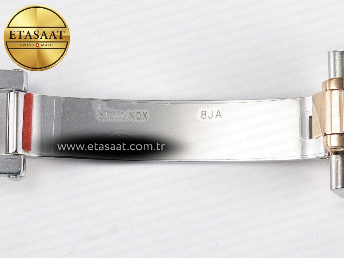Rolex DateJust 31 278271 ARF 1:1 Best Edition 904L Steel Gray Roman Diamonds Dial on SS/RG Jubilee Bracelet ETA 2688 - Görsel 28