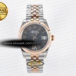 Rolex Datejust 31 278271 ARF Gri Roma Pırlanta Jubilee 2688 Eta Saat - Görsel 3 - 1:1 Süper Klon Saat