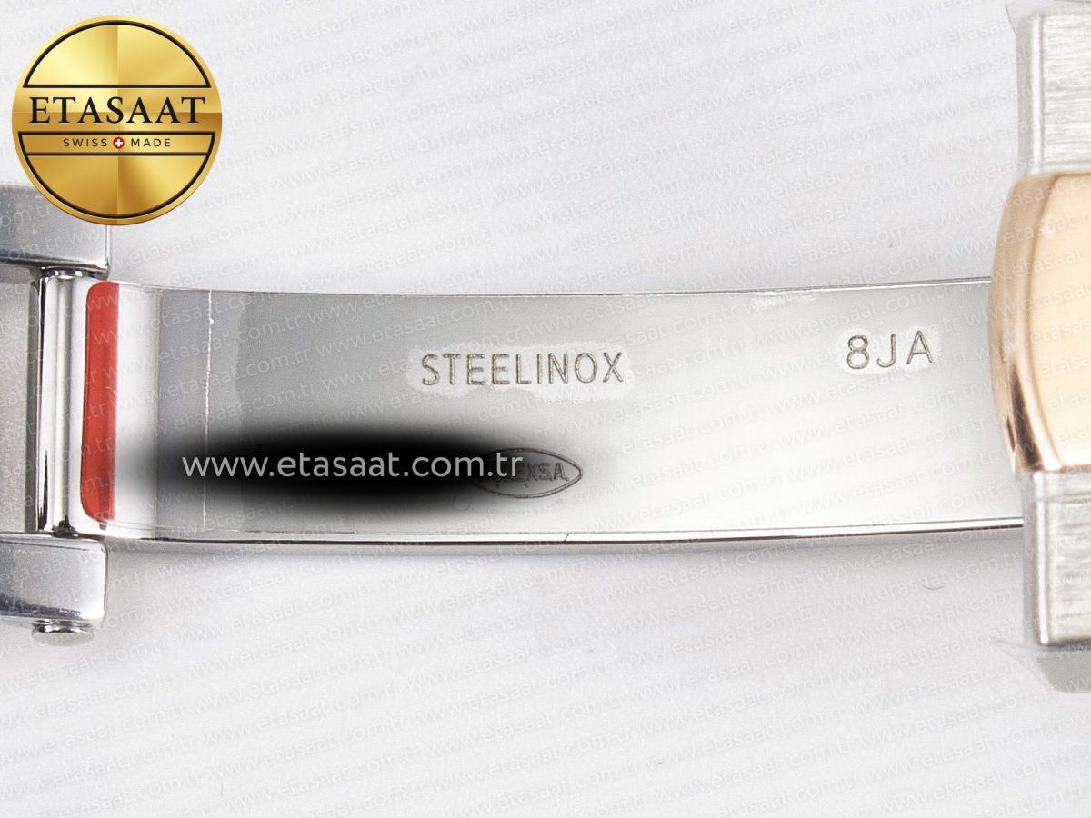 Rolex DateJust 31 278271 ARF 1:1 Best Edition 904L Steel Gray Roman Diamonds Dial on SS/RG Oyster Bracelet ETA 2688 - Görsel 28