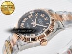 Rolex DateJust 31 278271 ARF 1:1 Best Edition 904L Steel Gray Roman Diamonds Dial on SS/RG Oyster Bracelet ETA 2688 - Görsel 6
