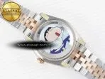 Rolex DateJust 31 278271 ARF 1:1 Best Edition 904L Steel Purple Diamonds Dial on SS/RG Jubilee Bracelet ETA 2688 - Görsel 17