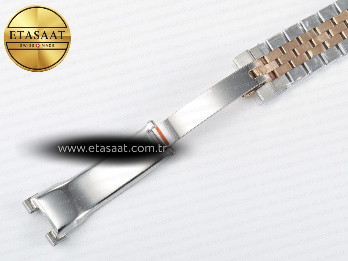 Rolex DateJust 31 278271 ARF 1:1 Best Edition 904L Steel Purple Diamonds Dial on SS/RG Jubilee Bracelet ETA 2688 - Görsel 29