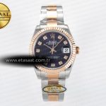 Rolex Datejust 31 278271 ARF Mor Pırlantalı Kadran 2688 11 Eta Saat - Görsel 3 - 1:1 Süper Klon Saat