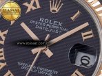 Rolex DateJust 31 278271 ARF 1:1 Best Edition 904L Steel Purple Roman Diamonds Dial on SS/RG Oyster Bracelet ETA 2688 - Görsel 10