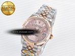 Rolex DateJust 31 278271 ARF 1:1 Best Edition 904L Steel RG Dial Stick Marker on SS/RG Jubilee Bracelet ETA 2688