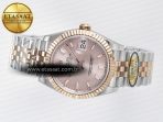 Rolex DateJust 31 278271 ARF 1:1 Best Edition 904L Steel RG Dial Stick Marker on SS/RG Jubilee Bracelet ETA 2688 - Görsel 9