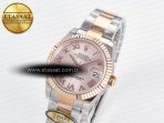 Rolex DateJust 31 278271 ARF 1:1 Best Edition 904L Steel RG Dial Stick Marker on SS/RG Oyster Bracelet ETA 2688