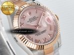 Rolex DateJust 31 278271 ARF 1:1 Best Edition 904L Steel RG Dial Stick Marker on SS/RG Oyster Bracelet ETA 2688 - Görsel 5
