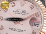 Rolex DateJust 31 278271 ARF 1:1 Best Edition 904L Steel RG Diamonds Dial on SS/RG Jubilee Bracelet ETA 2688 - Görsel 10
