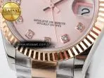 Rolex DateJust 31 278271 ARF 1:1 Best Edition 904L Steel RG Diamonds Dial on SS/RG Oyster Bracelet ETA 2688 - Görsel 12