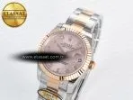 Rolex DateJust 31 278271 ARF 1:1 Best Edition 904L Steel RG Diamonds Dial on SS/RG Oyster Bracelet ETA 2688 - Görsel 2