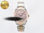 Rolex DateJust 31 278271 ARF 1:1 Best Edition 904L Steel RG Diamonds Dial on SS/RG Oyster Bracelet ETA 2688 - Görsel 3
