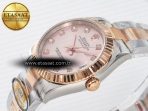 Rolex DateJust 31 278271 ARF 1:1 Best Edition 904L Steel RG Diamonds Dial on SS/RG Oyster Bracelet ETA 2688 - Görsel 6