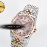 Rolex DateJust 31 278271 ARF 1:1 Best Edition 904L Steel RG Roman Dial on SS/RG Jubilee Bracelet ETA 2688
