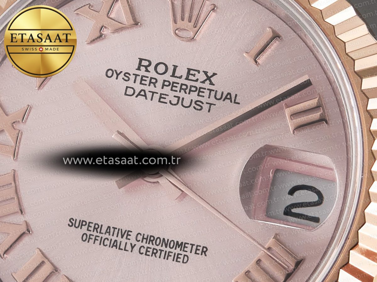 Rolex DateJust 31 278271 ARF 1:1 Best Edition 904L Steel RG Roman Dial on SS/RG Jubilee Bracelet ETA 2688 - Görsel 10