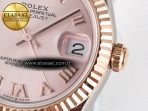 Rolex DateJust 31 278271 ARF 1:1 Best Edition 904L Steel RG Roman Dial on SS/RG Jubilee Bracelet ETA 2688 - Görsel 11