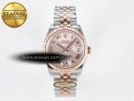 Rolex DateJust 31 278271 ARF 1:1 Best Edition 904L Steel RG Roman Dial on SS/RG Jubilee Bracelet ETA 2688 - Görsel 3