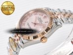 Rolex DateJust 31 278271 ARF 1:1 Best Edition 904L Steel RG Roman Dial on SS/RG Jubilee Bracelet ETA 2688 - Görsel 6