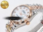 Rolex DateJust 31 278271 ARF 1:1 Best Edition 904L Steel White MOP Diamonds Dial on SS/RG Jubilee Bracelet ETA 2688 - Görsel 6