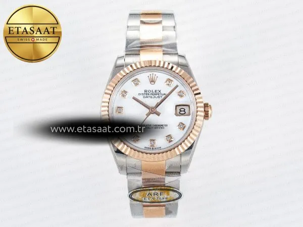 Rolex Datejust 31 278271 Beyaz Eta Saat - 1:1 Süper Klon Replika Saat