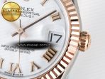 Rolex DateJust 31 278271 ARF 1:1 Best Edition 904L Steel White Roman Dial on SS/RG Jubilee Bracelet ETA 2688 - Görsel 11