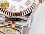 Rolex DateJust 31 278271 ARF 1:1 Best Edition 904L Steel White Roman Dial on SS/RG Jubilee Bracelet ETA 2688 - Görsel 13