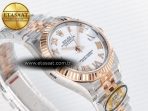 Rolex DateJust 31 278271 ARF 1:1 Best Edition 904L Steel White Roman Dial on SS/RG Jubilee Bracelet ETA 2688 - Görsel 7