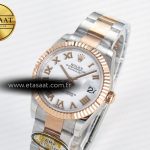 Rolex DateJust 31 278271 ARF 1:1 Best Edition 904L Steel White Roman Dial on SS/RG Oyster Bracelet ETA 2688