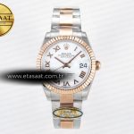 Rolex Datejust 31 278271 ARF Beyaz Roma Kadran Oyster 2688 Eta Saat - Görsel 3 - 1:1 Süper Klon Saat