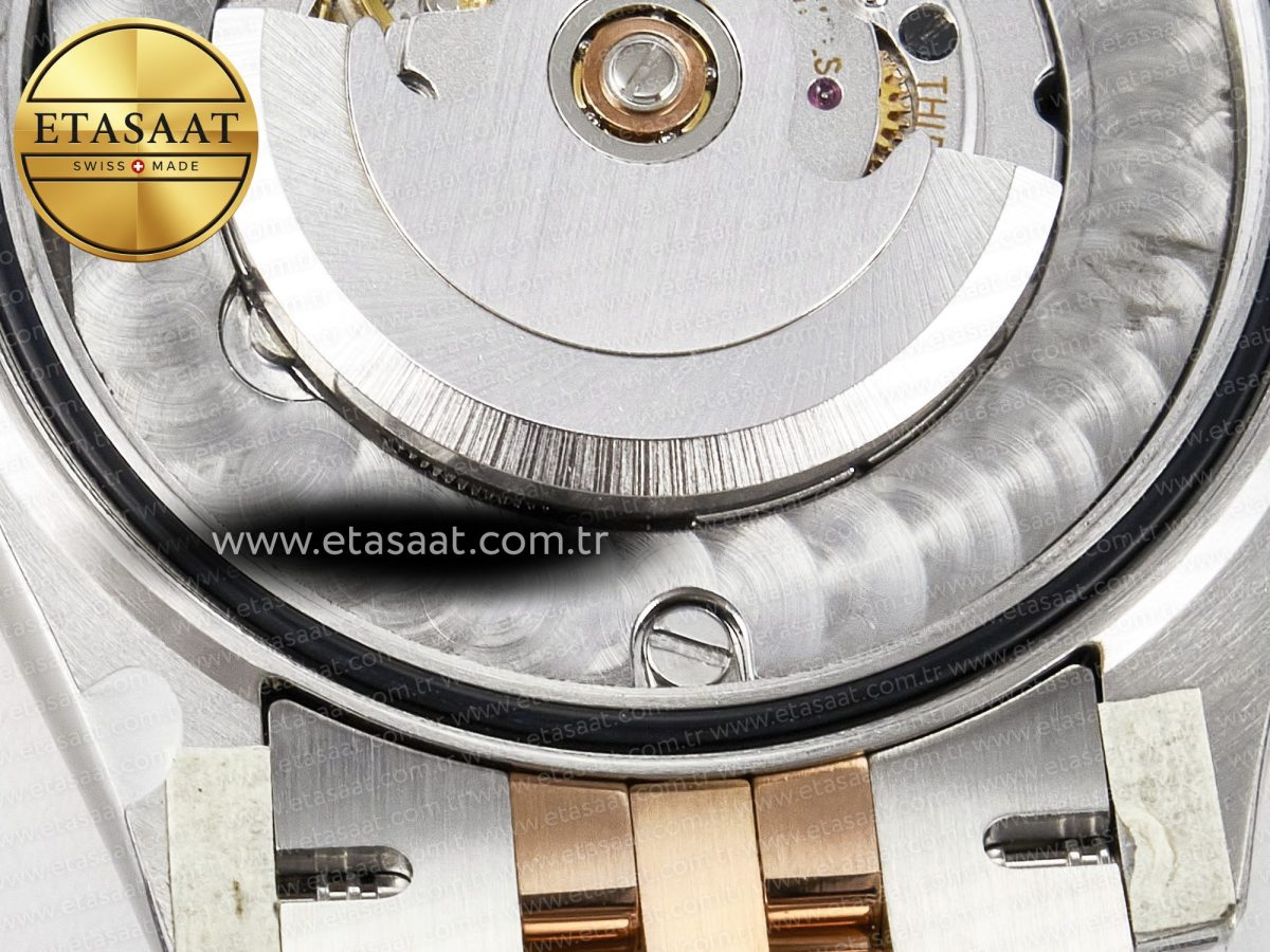 Rolex DateJust 278271 904L Steel Brown Diamonds Dial on SS/RG Cal.2236 - Görsel 19