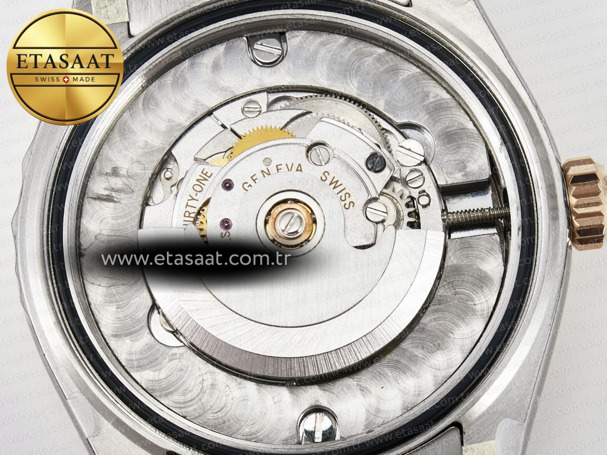Rolex DateJust 278271 904L Steel Brown Diamonds Dial on SS/RG Cal.2236 - Görsel 20