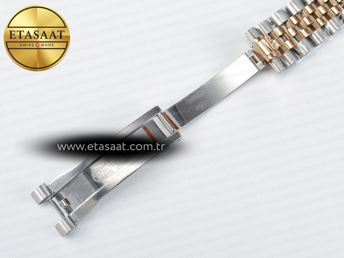 Rolex DateJust 278271 904L Steel Brown Diamonds Dial on SS/RG Cal.2236 - Görsel 28