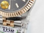 Rolex DateJust 278271 904L Steel Gray Diamonds Dial Stick Marker on SS/RG Cal.2236 - Görsel 13